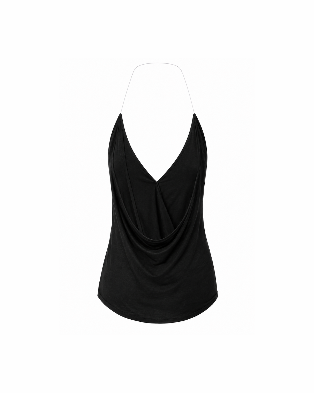 Noa Drape Top ~ Black | Pre Order