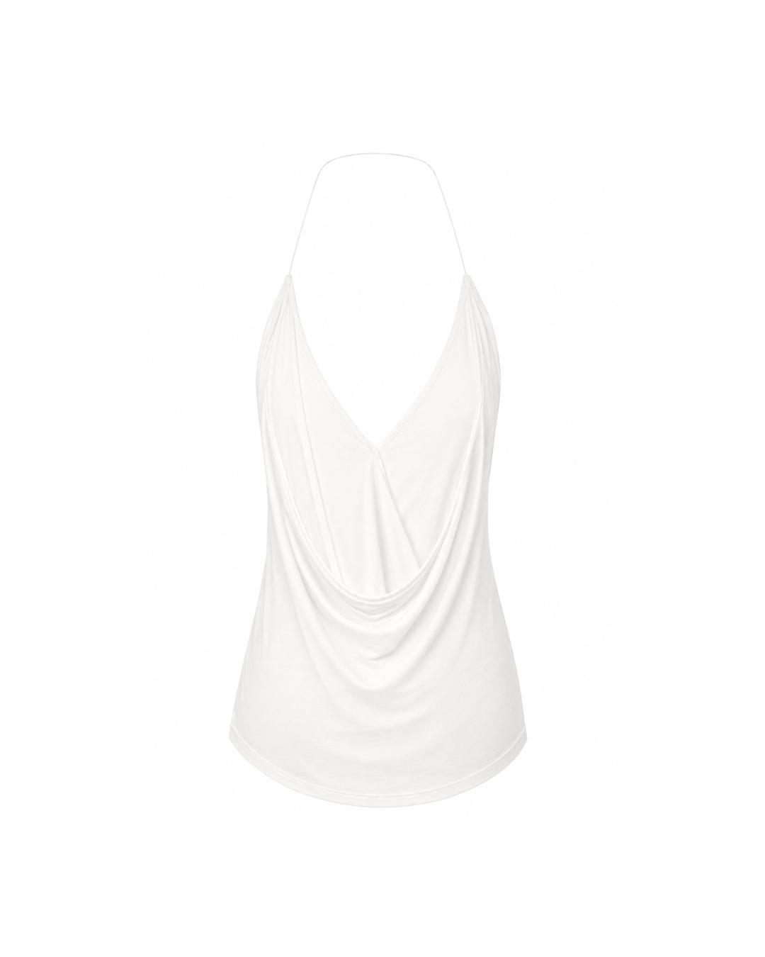 Noa Drape Top ~ Ivory