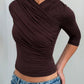 Madison Top ~ Chocolate