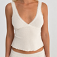 Ivory Pointelle Cami