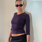 Alida Top ~ Indigo