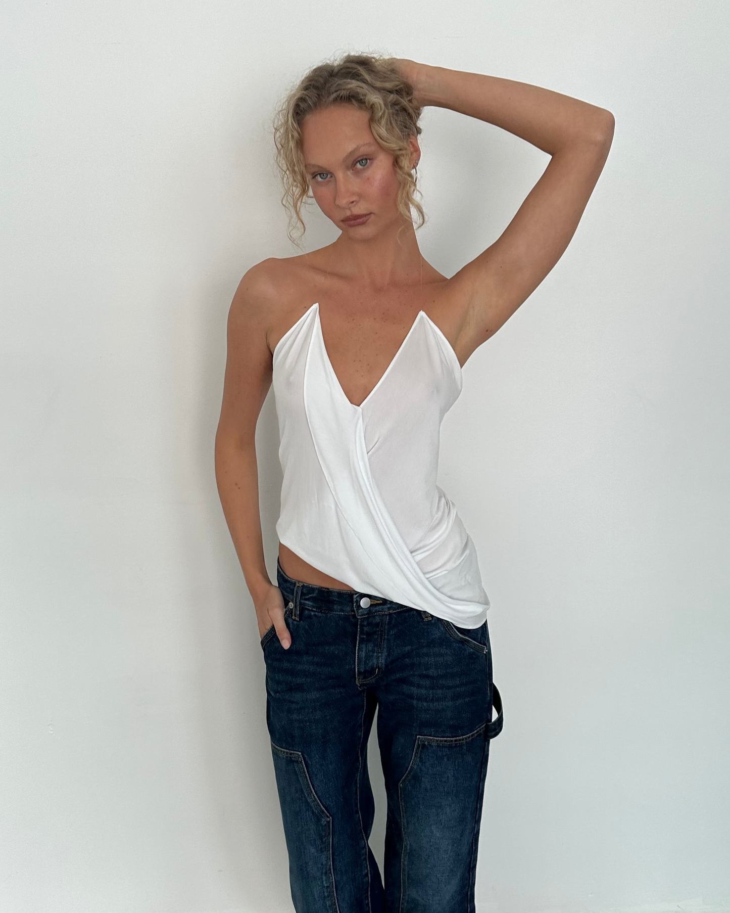 Noa Drape Top ~ Ivory | Launching 06/08 6pm aest