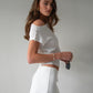 Multi Wear Knit Top ~ White