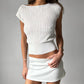 Multi Wear Knit Top ~ White