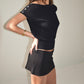 Multi Wear Knit Top ~ Black