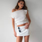 Multi Wear Knit Top ~ White