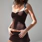 Sculpted Contrast Cami