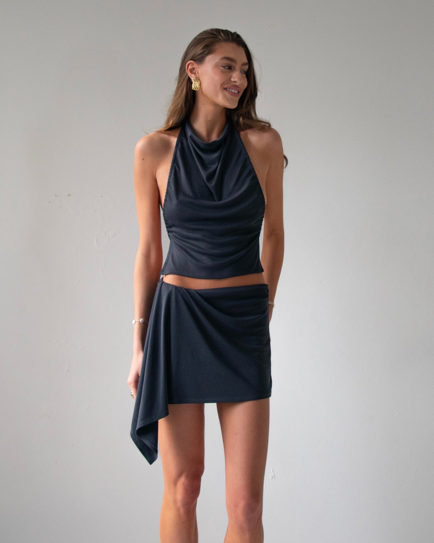 Asym Drape Skirt
