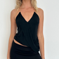 Noa Drape Top ~ Black | Launching 06/08 6pm aest
