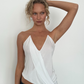 Noa Drape Top ~ Ivory