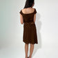 Chocolate Midi Skirt