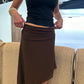 Chocolate Midi Skirt