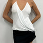 Noa Drape Top ~ Ivory