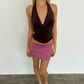 Studio Mini Skirt ~ Mauve Pink