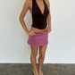 Studio Mini Skirt ~ Mauve Pink