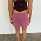 Studio Mini Skirt ~ Mauve Pink