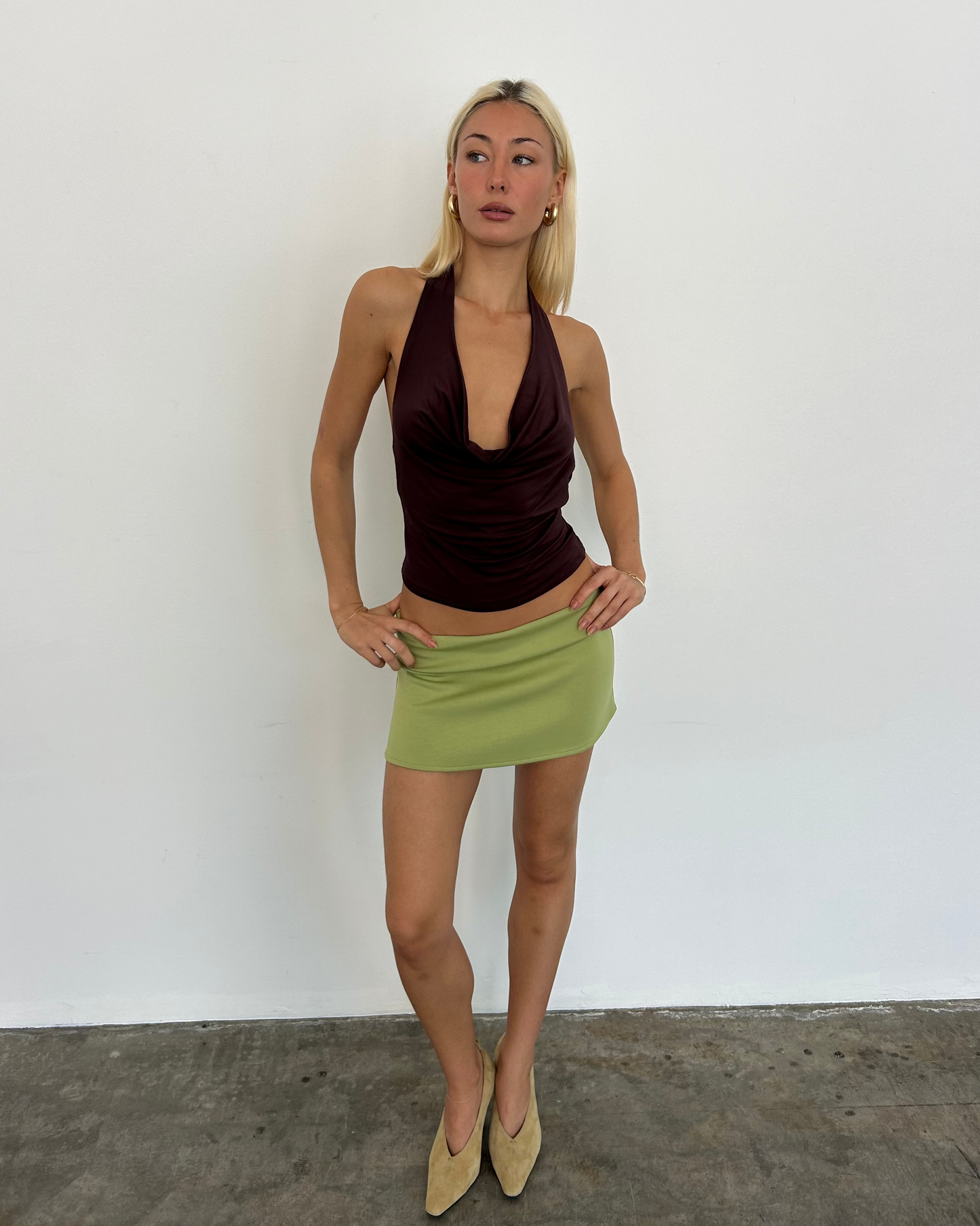 Studio Mini Skirt ~ Pistachio