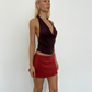 Studio Mini Skirt ~ Terracotta