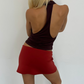 Studio Mini Skirt ~ Terracotta