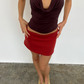 Studio Mini Skirt ~ Terracotta